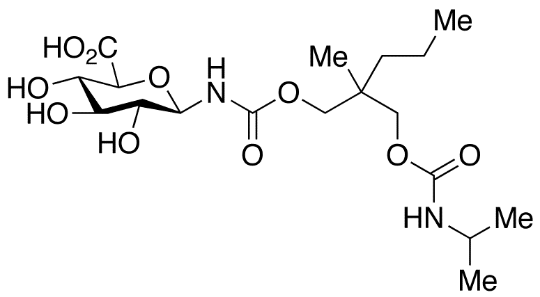 Carisoprodol Glucuronide - Chemical structure and product image
