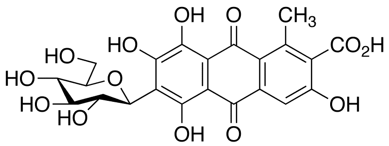 Carminic Acid, >70% - Chemical structure and product image