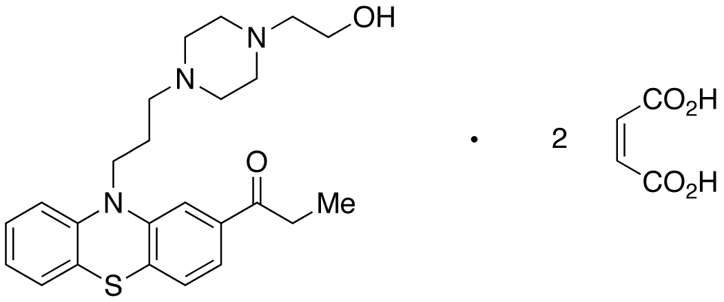 Carphenazine Dimaleate - Chemical structure and product image