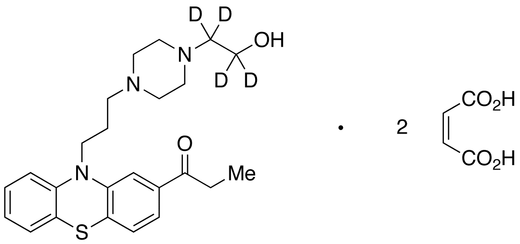 Carphenazine-d4 Dimaleate - Chemical structure and product image