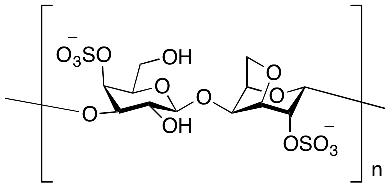 ι-Carrageenin - Chemical structure and product image