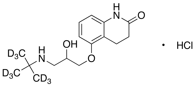 Carteolol-d9 Hydrochloride - Chemical structure and product image