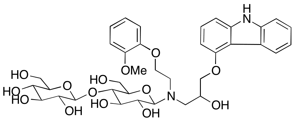 Carvedilol-N-β-D-Lactose - Chemical structure and product image