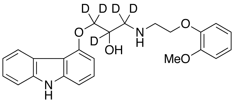 Carvedilol-d5 - Chemical structure and product image