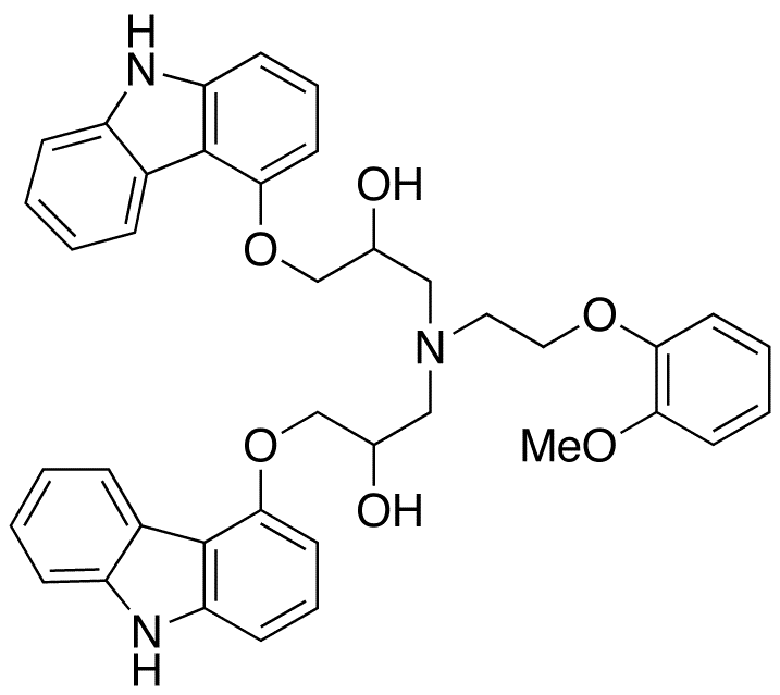 Carvedilol Bis-carbazole - Chemical structure and product image