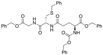 N-Cbz-O-Bzl-L-Glu-S-Bzl-L-Cys-Gly-OBzl - Chemical structure and product image