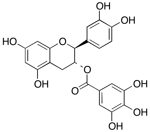 (-)-Catechin Gallate - Chemical structure and product image
