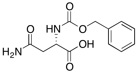 Nα-Cbz-L-asparagine - Chemical structure and product image