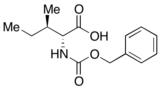 N-Cbz-D-isoleucine - Chemical structure and product image