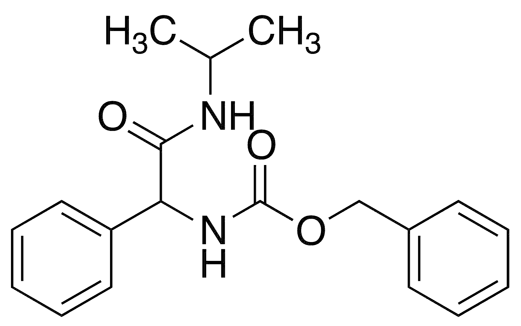 N-Cbz-N’-isopropyl-DL-phenylglycinamide - Chemical structure and product image
