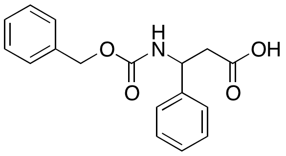 Cbz-DL-β-phenylalanine - Chemical structure and product image