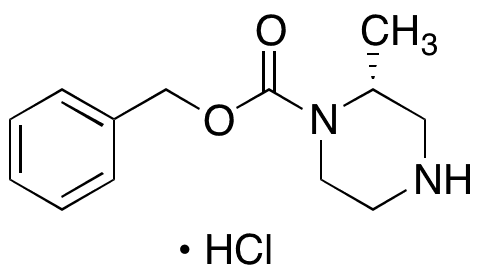 (R)-1-N-Cbz-2-methyl-piperazine Hydrochloride - Chemical structure and product image