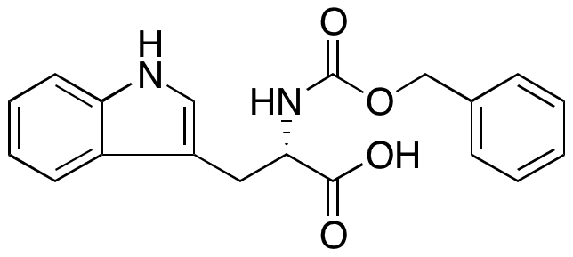 Nα-Cbz-L-tryptophan - Chemical structure and product image