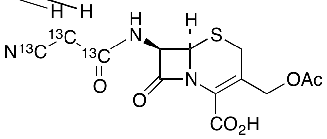 Cefacetrile-13C3 - Chemical structure and product image