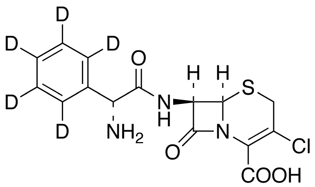 Cefaclor-d5 - Chemical structure and product image