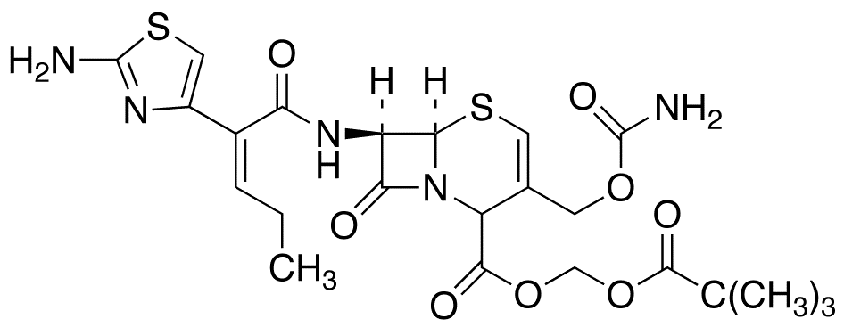 Delta 2-Cefcapene Pivoxil - Chemical structure and product image