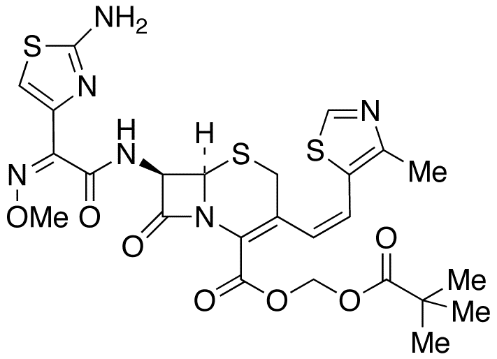 Cefditoren Pivoxil - Chemical structure and product image