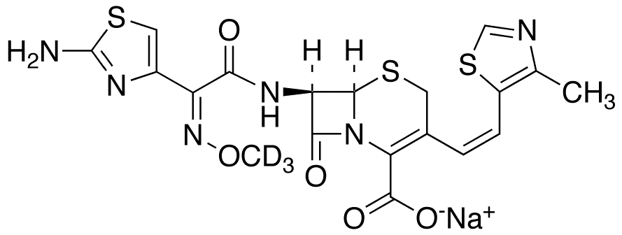 Cefditoren Acid-d3 Sodium Salt - Chemical structure and product image