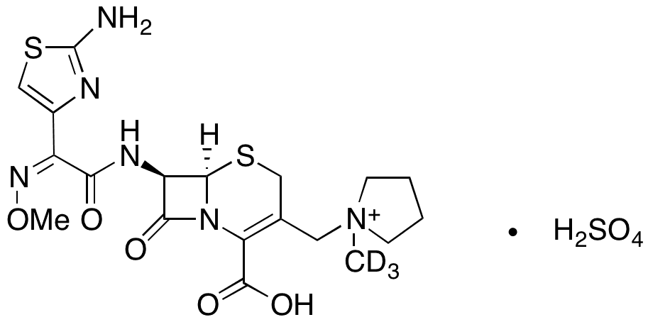 Cefepime-d3 Sulfate - Chemical structure and product image