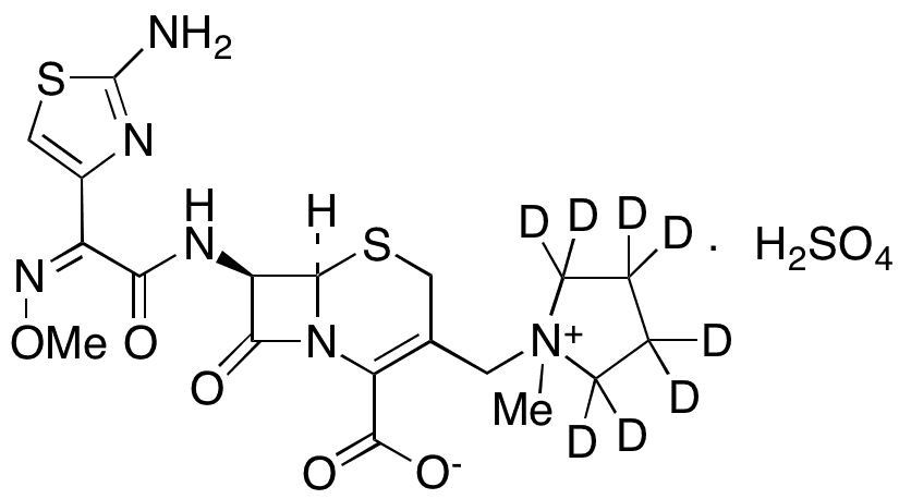 Cefepime-D8 Sulfate - Chemical structure and product image