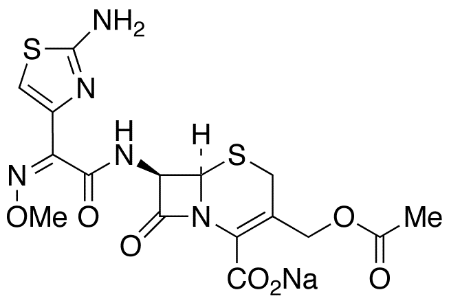 Cefotaxime Sodium - Chemical structure and product image