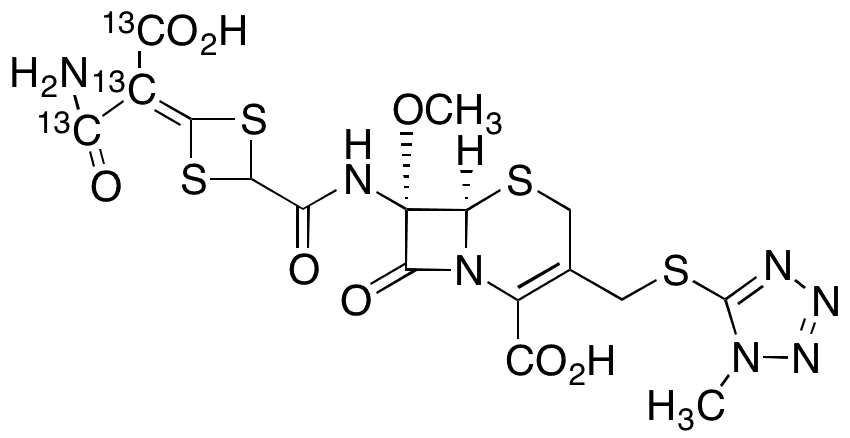 Cefotetan-13C3 - Chemical structure and product image