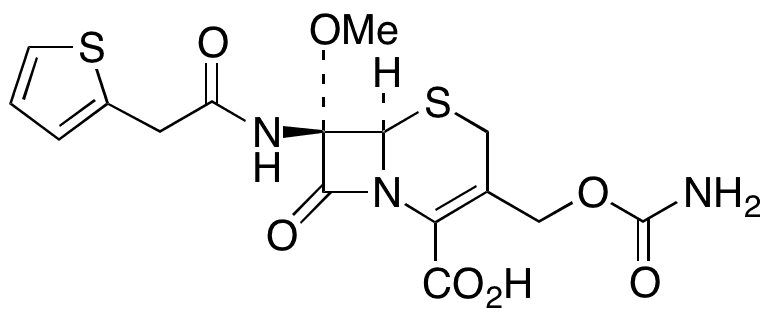 Cefoxitin - Chemical structure and product image