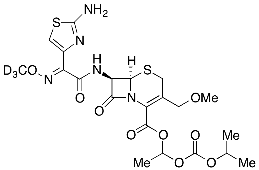 (E)-Cefpodoxime Proxetil-d3 - Chemical structure and product image
