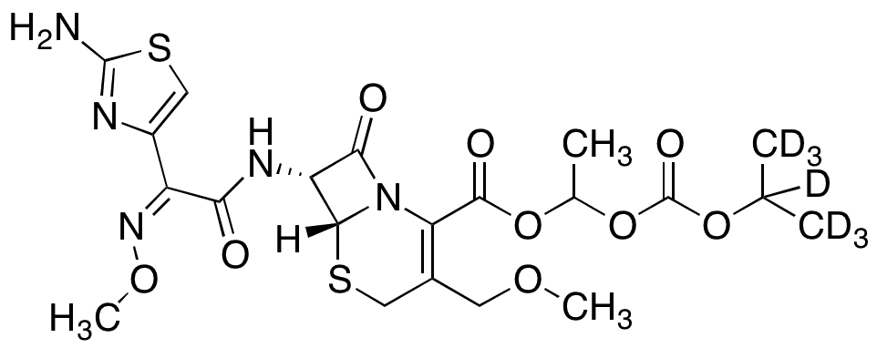 Cefpodoxime Proxetil-d7 - Chemical structure and product image