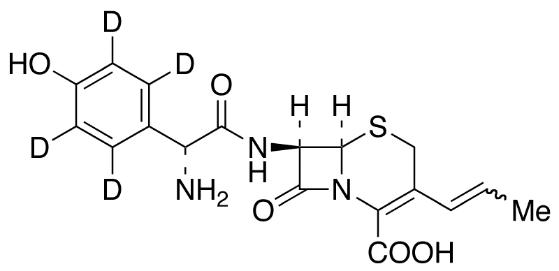 Cefprozil-d4 (E/Z mixture) - Chemical structure and product image