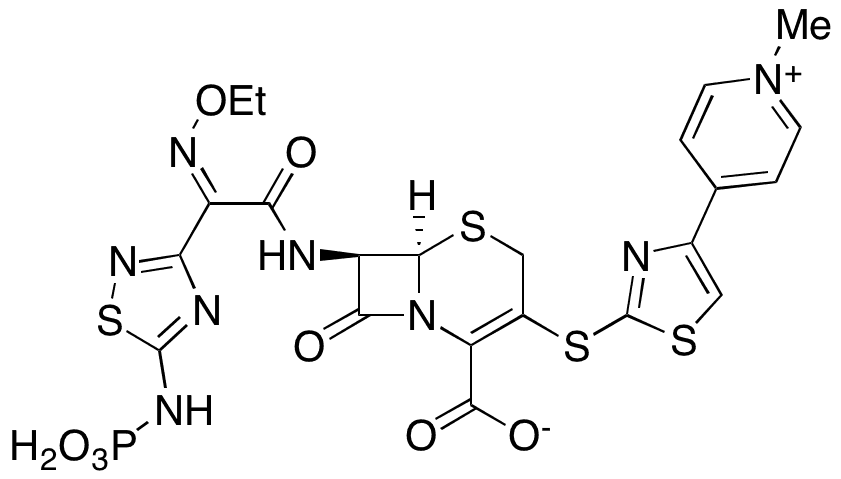 Ceftaroline Fosamil Inner salt - Chemical structure and product image