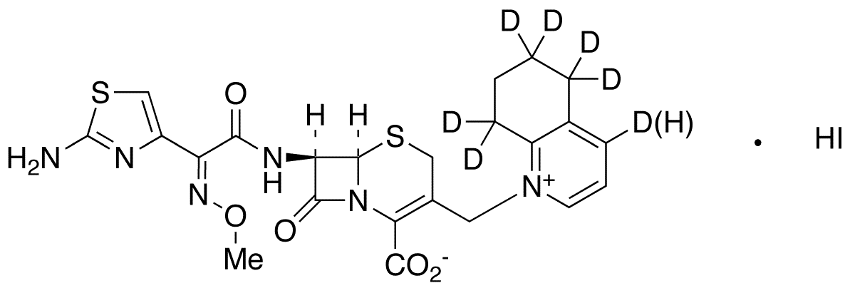 Cefquinome-d7 (major) Hydroiodide (90%) - Chemical structure and product image