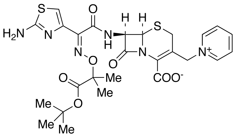 Ceftazidime t-Butyl Ester - Chemical structure and product image