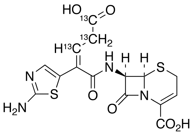 Ceftibuten-13C3 - Chemical structure and product image