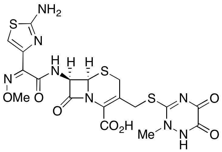 Ceftriaxone - Chemical structure and product image