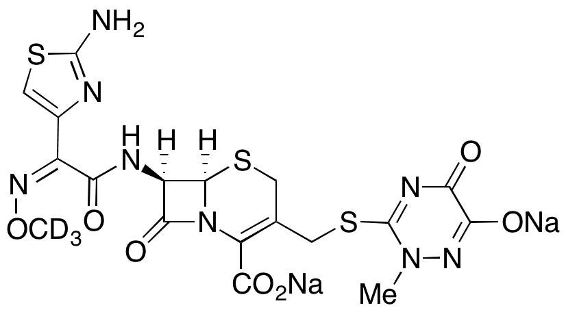 Ceftriaxone-d3 Disodium Salt - Chemical structure and product image