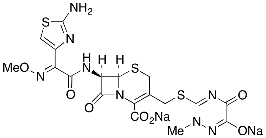 (E)-Ceftriaxone Disodium - Chemical structure and product image