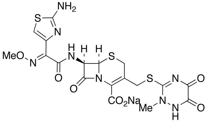 (E)-Ceftriaxone Sodium - Chemical structure and product image