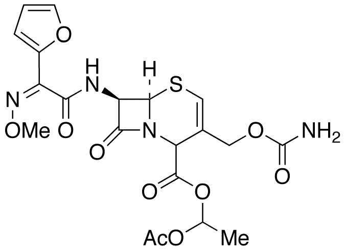 Delta 2-Cefuroxime Axetil - Chemical structure and product image