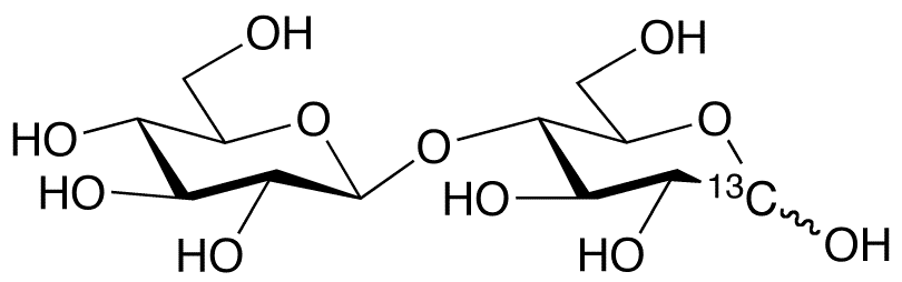 D-Cellobiose-1-13C - Chemical structure and product image