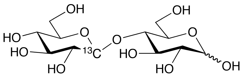 D-Cellobiose-1-13C - Chemical structure and product image