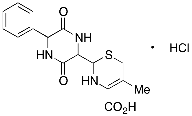 Cephalexin Diketopiperazine Hydrochloride - Chemical structure and product image