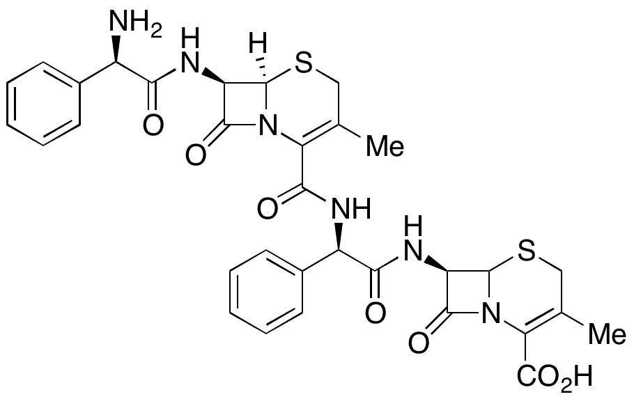 Cephalexin Dimer Trifluoroacetate - Chemical structure and product image