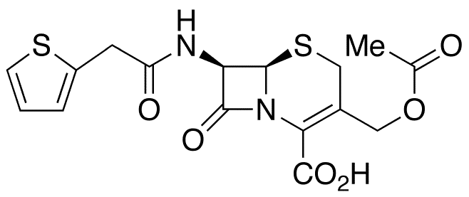 Cephalothin - Chemical structure and product image