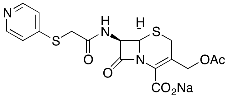 Cephapirin Sodium - Chemical structure and product image