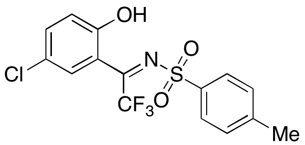 (Z)-N-(1-(5-Chloro-2-hydroxyphenyl)-2,2,2-trifluoroethylidene)-4-methylbenzenesulfonamide - Chemical structure and product image