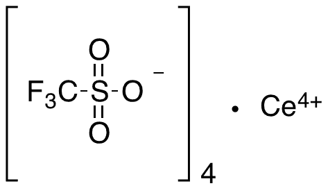 Cerium(IV) trifluoromethanesulfonate - Chemical structure and product image
