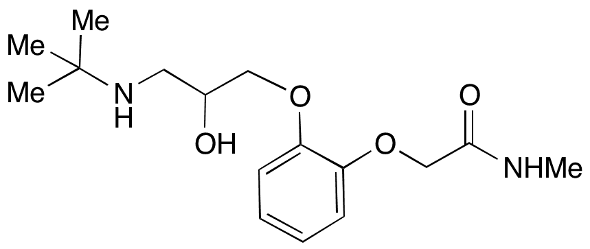 Cetamolol - Chemical structure and product image