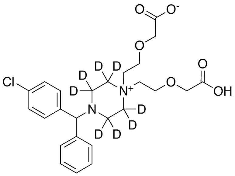 Cetirizine-d8 N-(2-Ethoxyacetate) - Chemical structure and product image