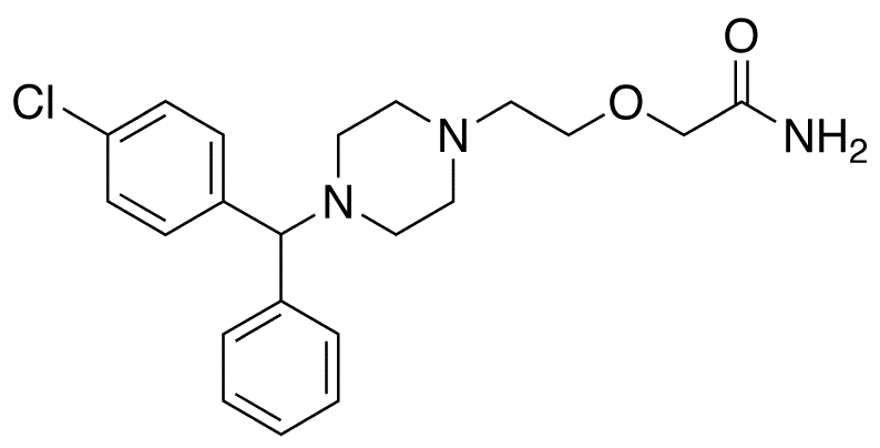 Cetirizine Amide - Chemical structure and product image